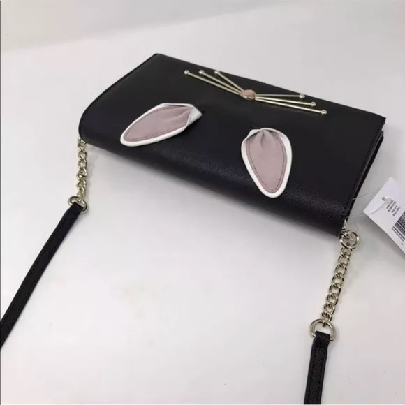 Kate spade hop to it rabbit bunny crossbody clutch - Picture 5 of 5